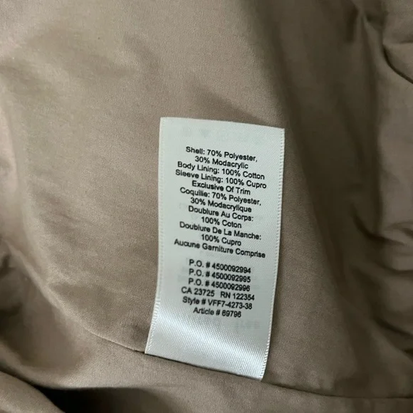 ARITZIA Wilfred Free The Teddy Sherpa Jacket, Size XXSMALL. - Picture 7 of 7